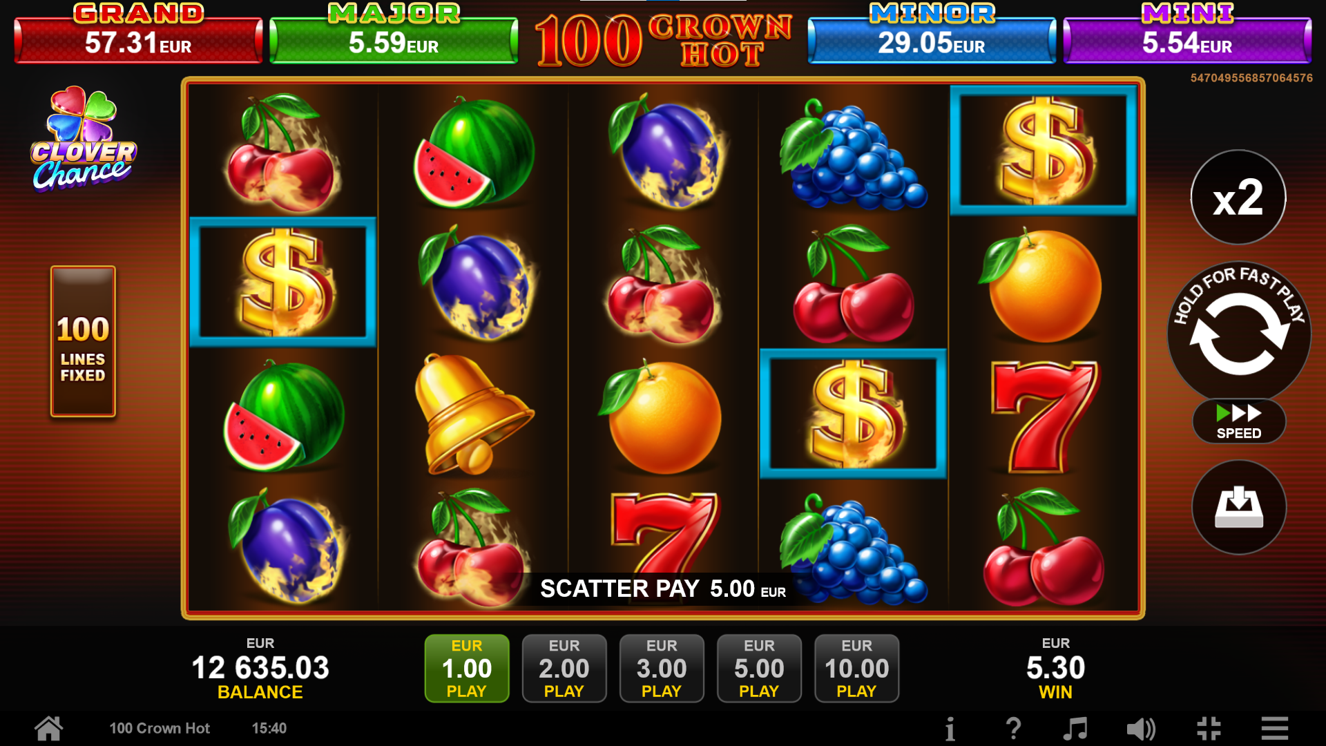 100_Crown_Hot_Scatter_Dollar