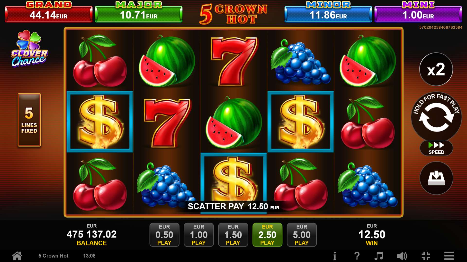 5_Crown_Hot_Scatter_Dollar