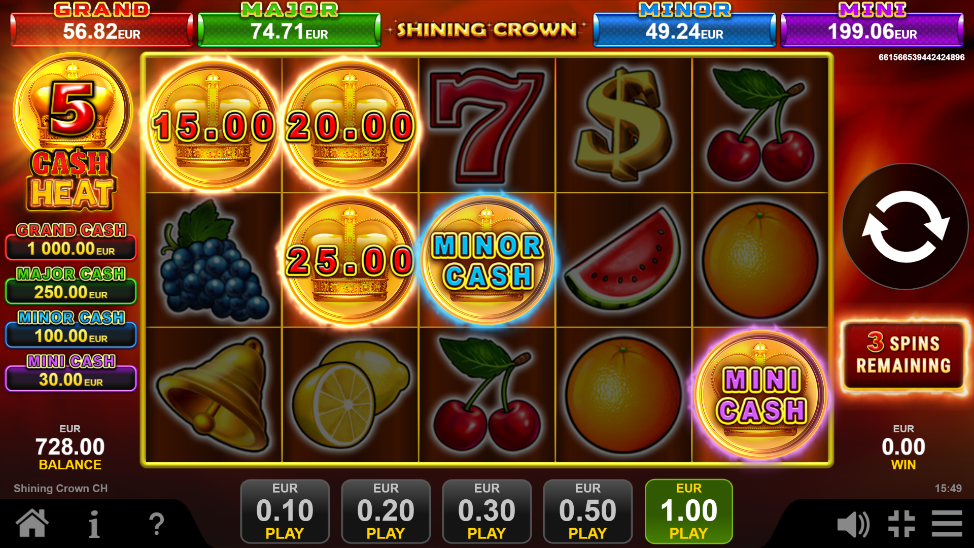 shining_crown_cash_heat_bonus_cash_free_spins