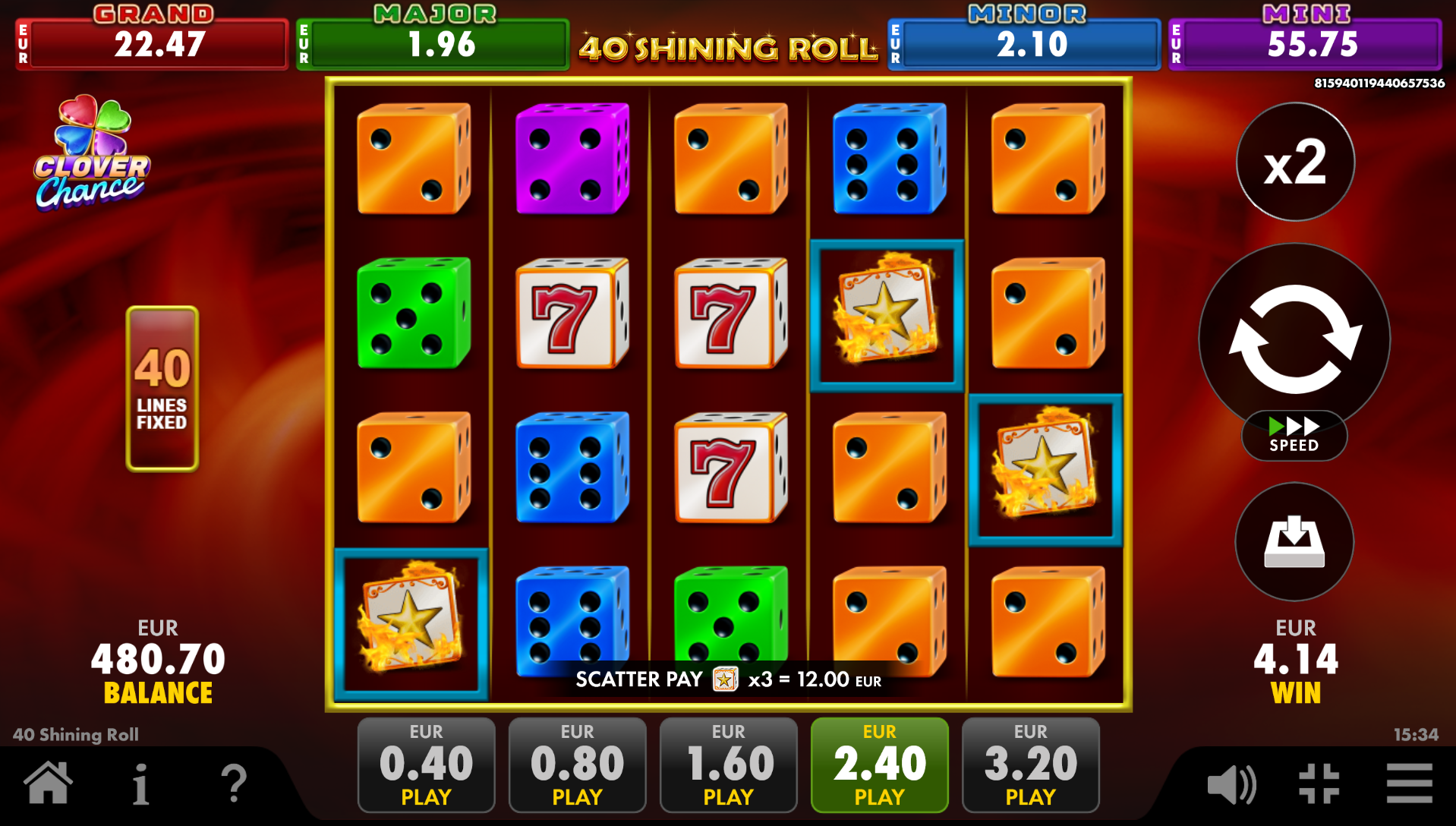 40 shining roll feature 3