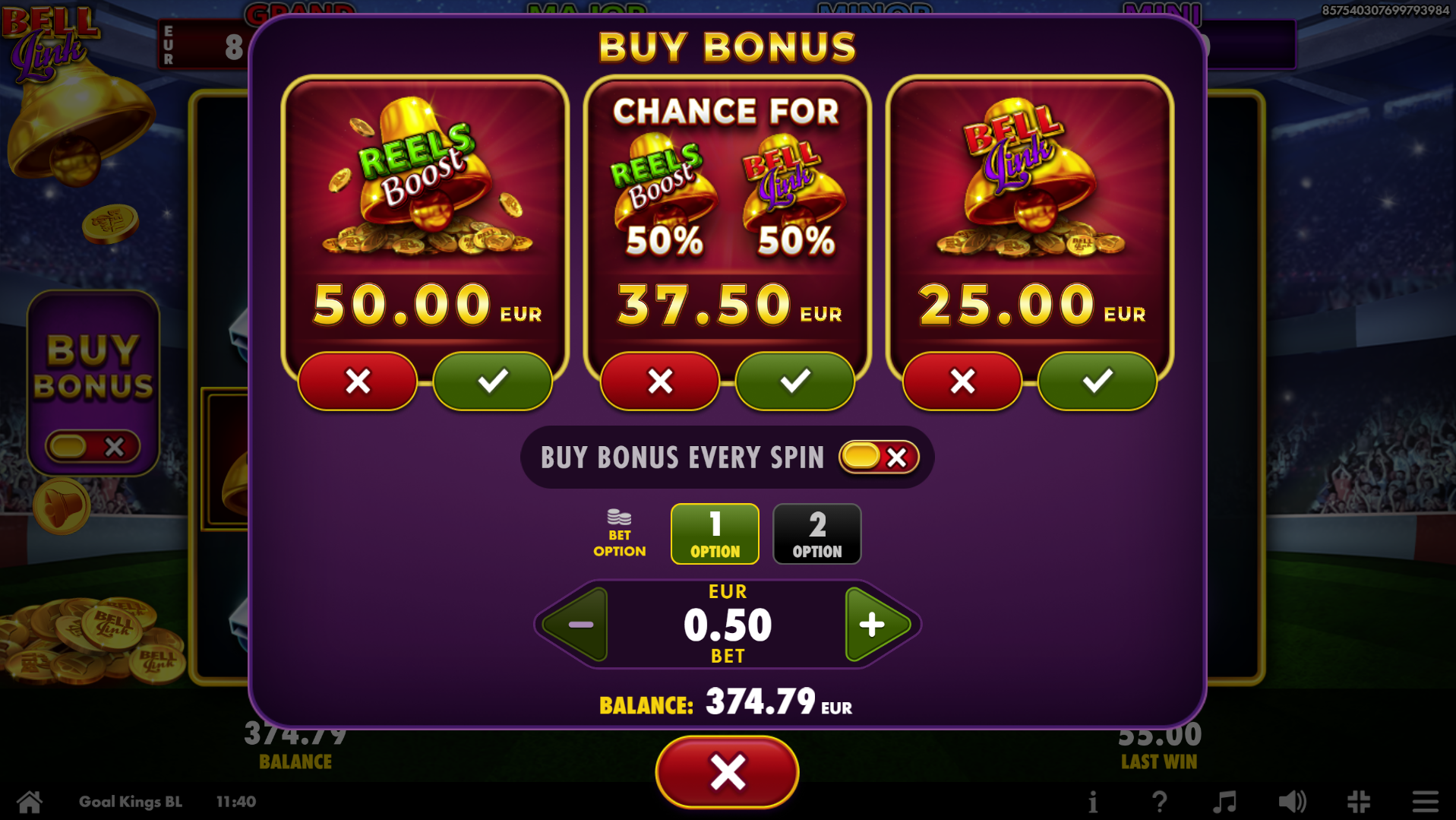 Buy Bonus