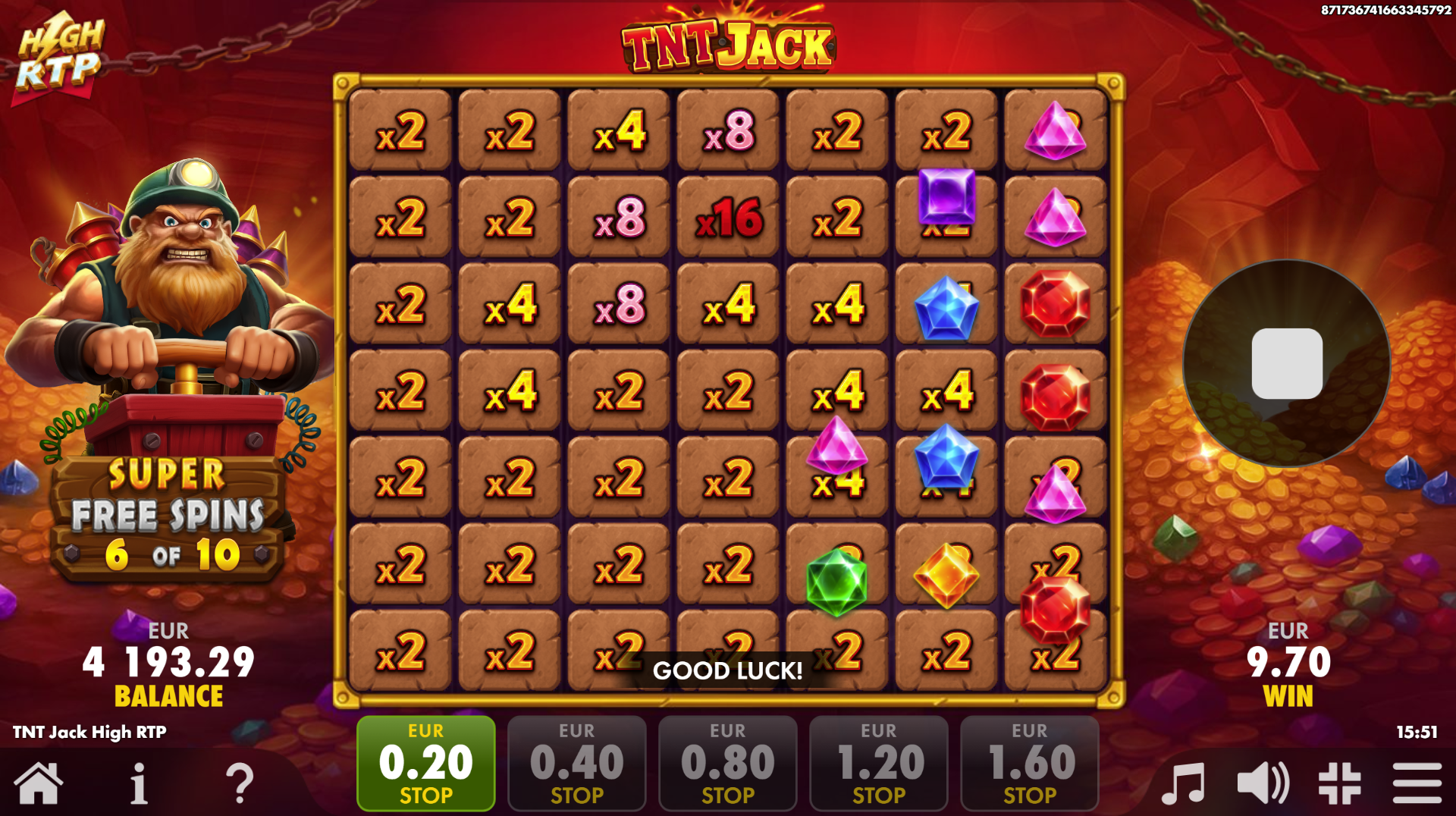 Increasing Multiplier Spots