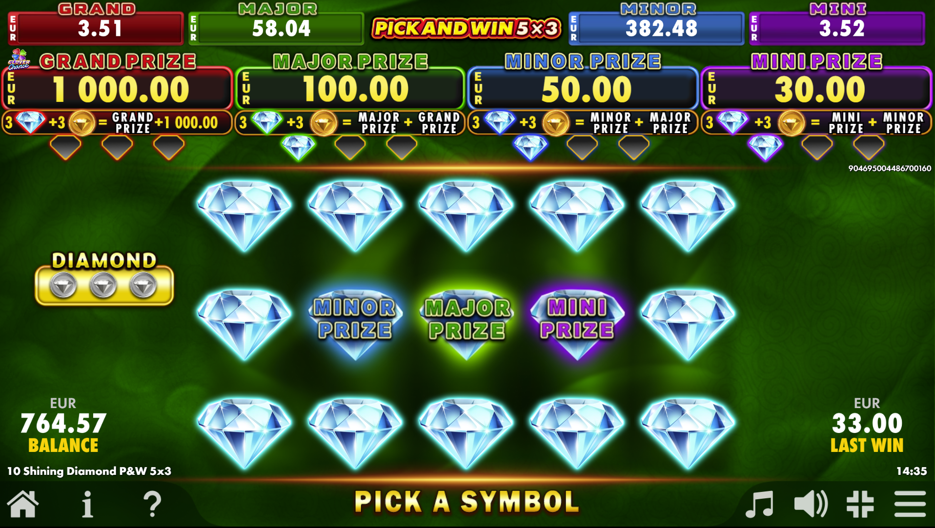 Bonus Prize Feature